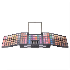 Professional Makeup Kit 142 Eyeshadow Blush Eyebrow Powder Sponge