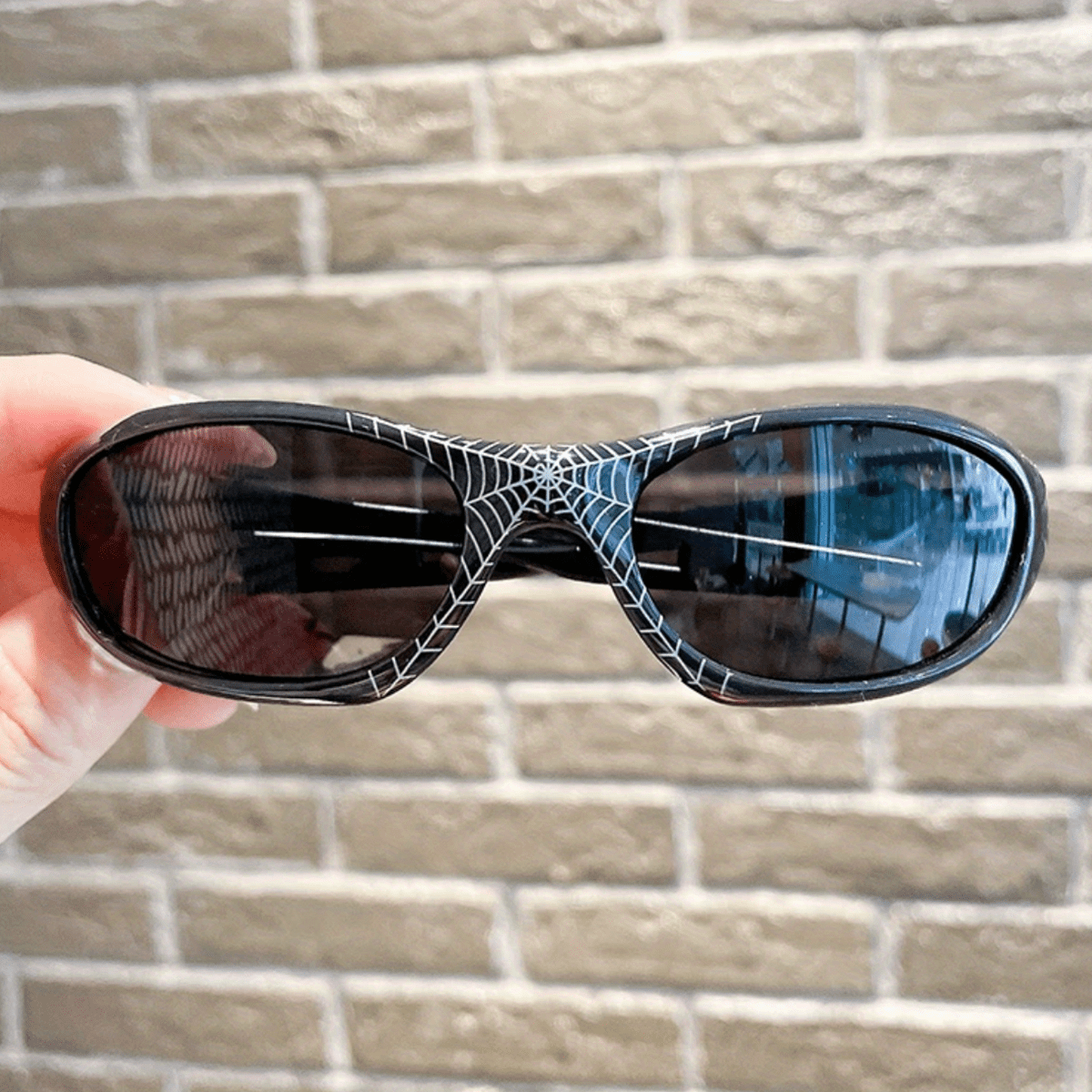 Y2K Spider Pattern Sunglasses for Kids