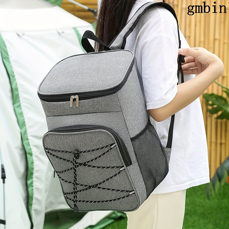 Outdoor Ice Bag Insulation Shoulder Cold Storage Picnic Portable Backpack