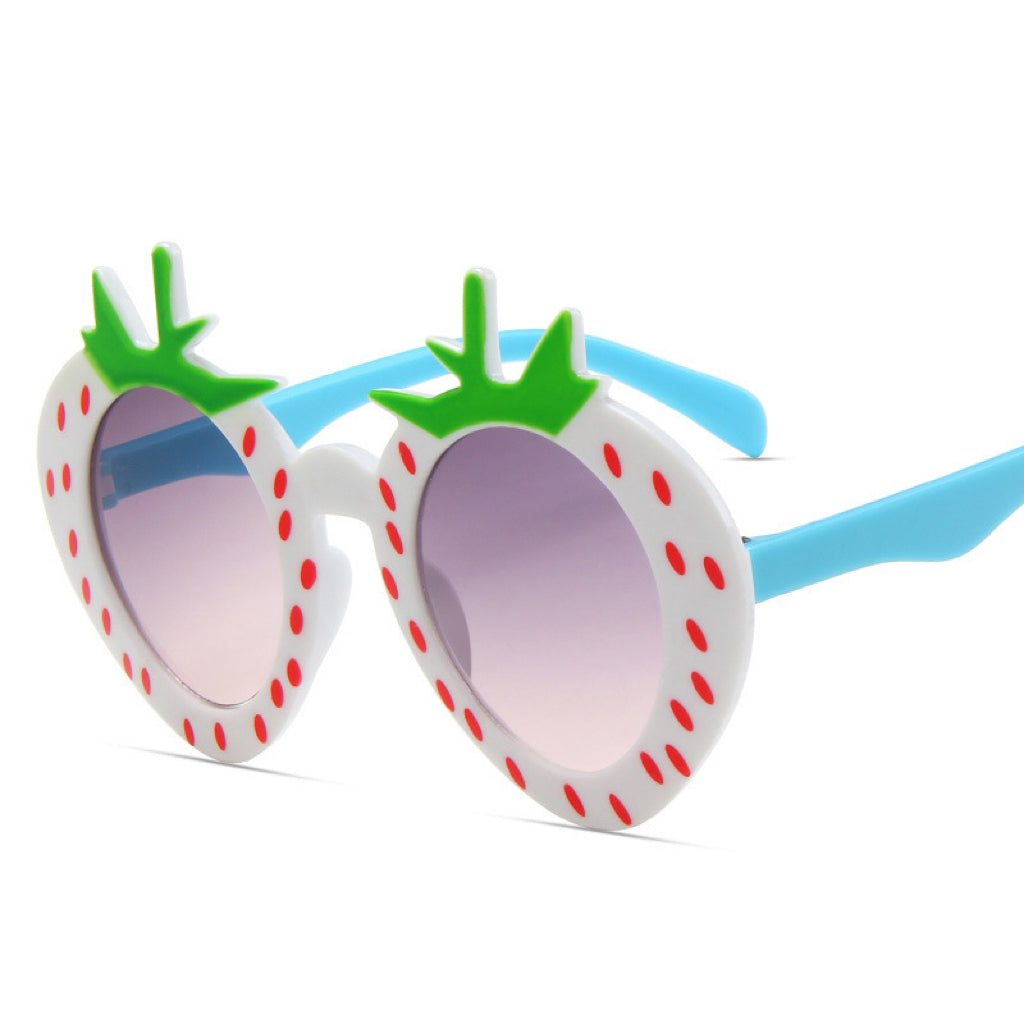 Kids Cartoon Strawberry Shape Sunglasses Party Vacation Sunglasses