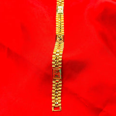 18K Golden Plated Mesh Bracelet For Men