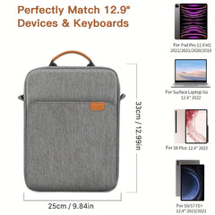 Waterproof Vertical Laptop Bag, Comfort Shoulder Strap