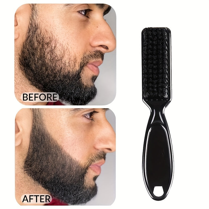 Beard Brush Hair Styling Comb Tool Plastic Handle