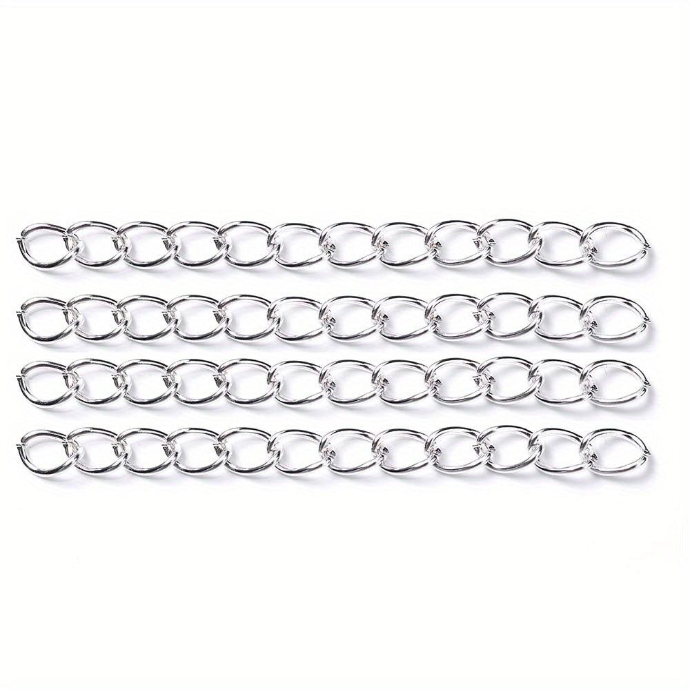 30pcs Bulk Bracelet Necklace Extension Chains 1.969in for DIY Jewelry Making