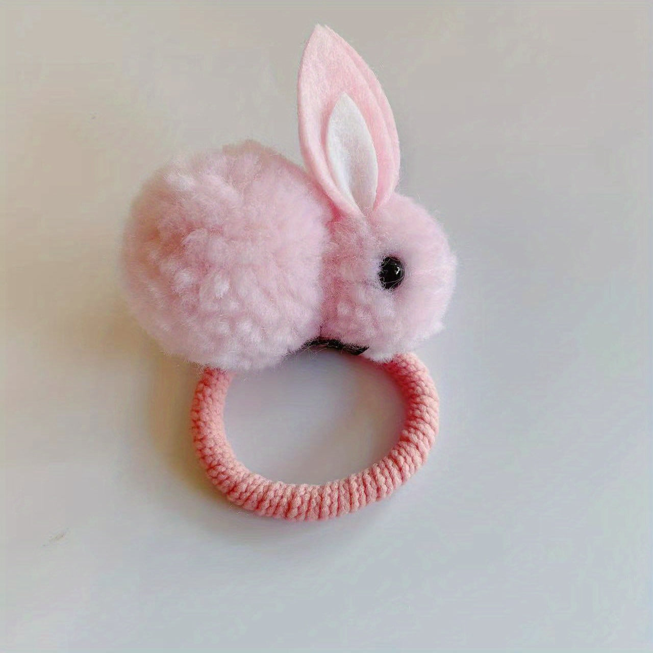 Kids Girls Hair Tie Plush Rabbit Rubber Bands Hair Rope Hair Bands Hair Accessor