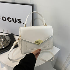 Stylish Mommy Bag Faux Leather Handbag Crossbody Satchel in Rose Red