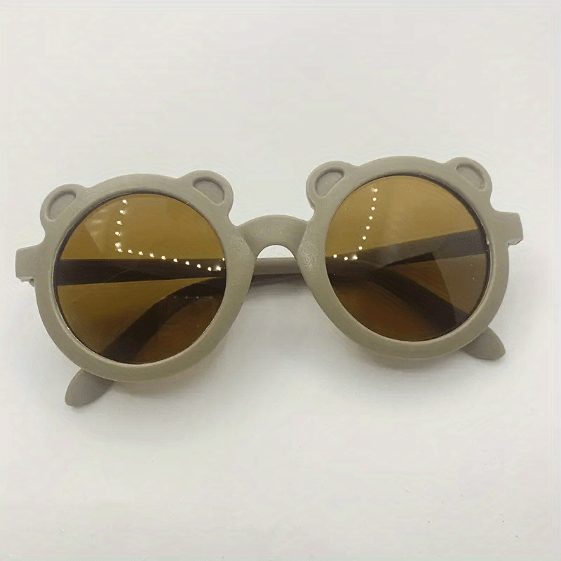Cartoon Bear Round Sunglasses UV Protection Kids Accessories