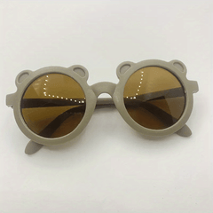 Cartoon Bear Round Sunglasses UV Protection Kids Accessories