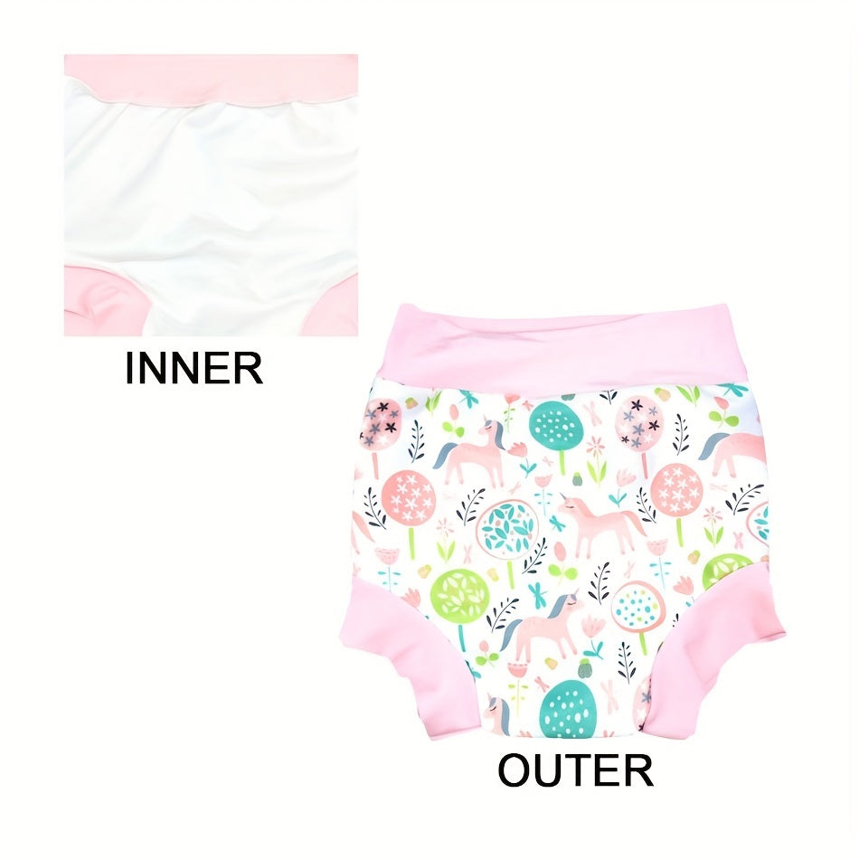 Leakproof High Waist Baby Swimwear for Safe Water Fun