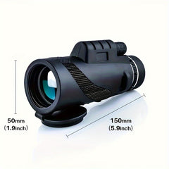 80x100 Monocular Telescope for Outdoor Observation Camping