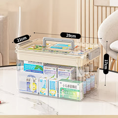 Large Capacity Medicine Storage Box, Safe and Leak-proof