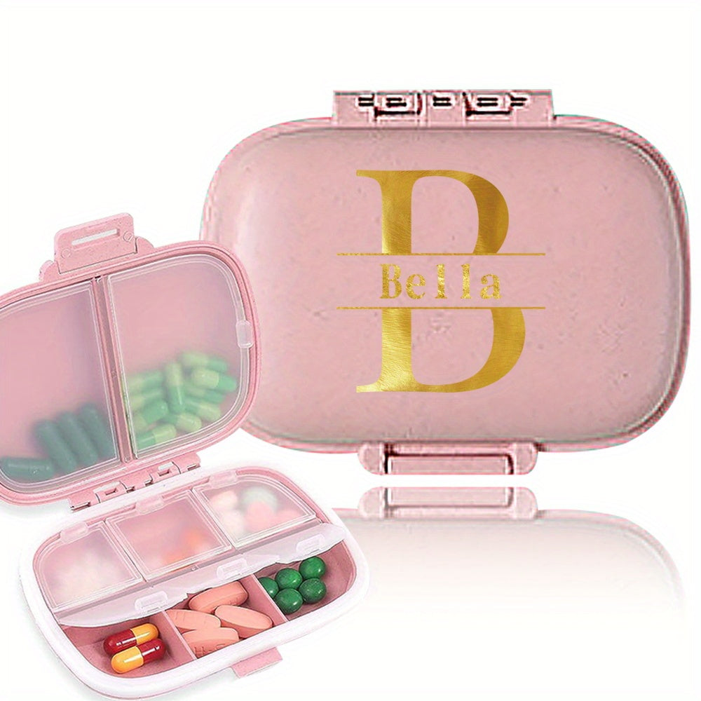 Initial Pill Organizer Moisture Proof Vitamin & Medicine Storage Box