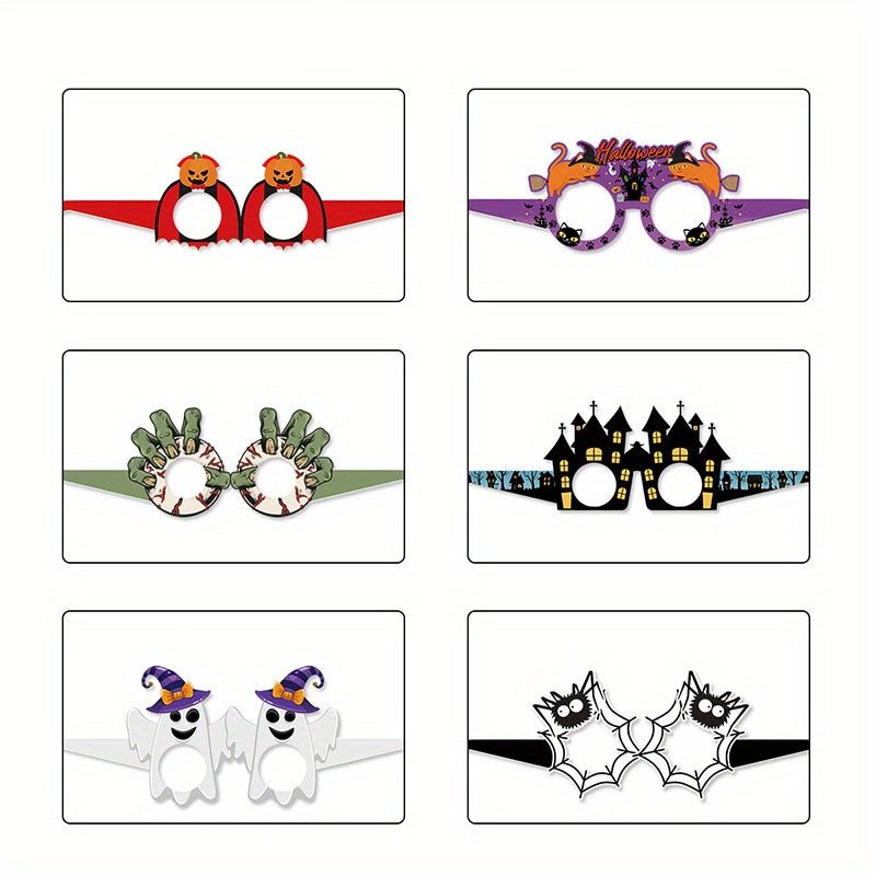 12pcs Girl's Halloween Funny Glasses Photo Props Party Decoration