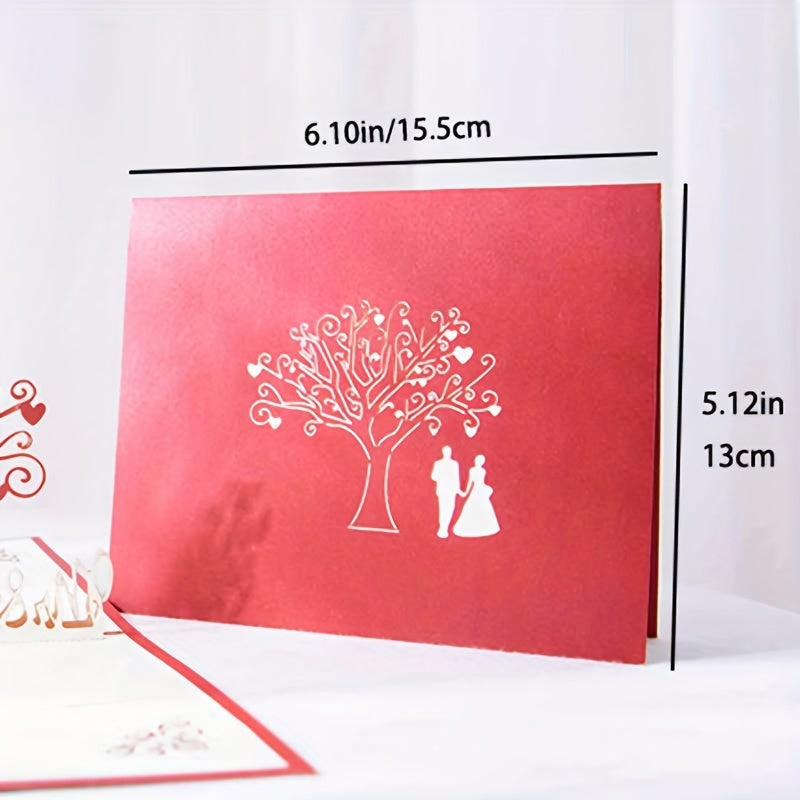 3D Romantic Love Wedding Cards Pack