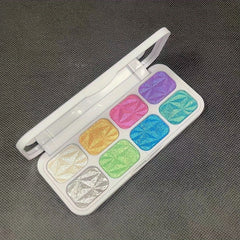 8-Color Chameleon Glitter Eyeshadow Palette for Macaron Makeup