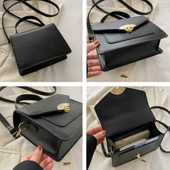 Stylish Mommy Bag Faux Leather Handbag Crossbody Satchel in Rose Red