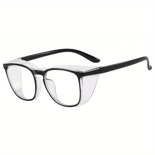 Anti Fog Safety Clear Lens Glasses For Men Women Casual Jelly Frame