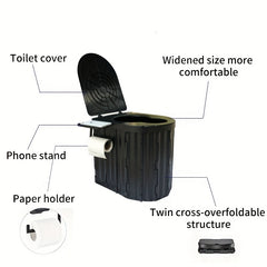 Portable Folding Mini Toilet for Outdoor Camping