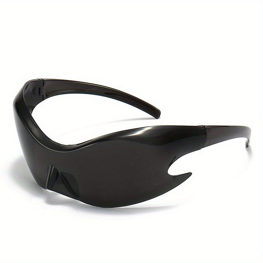 Futuristic Wrap Around Sunglasses Y2K Photochromic Shades Cyberpunk UV400