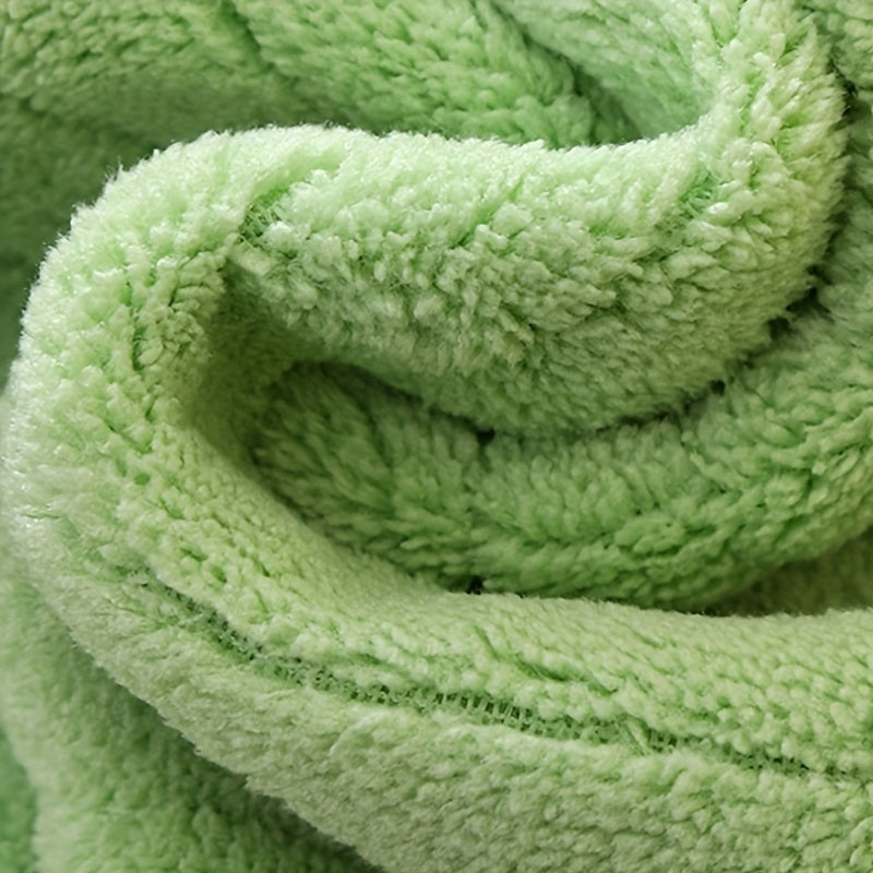 5pcs Animal Design Kid's Towels Soft Coral Fleece Polyester Absorbent Bibs