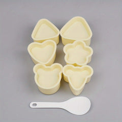 Japanese Onigiri Mold Set - Sushi Makers for Bento Box