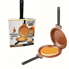 Steel Double Pan Perfect Pancake Maker Nonstick Flip Pan