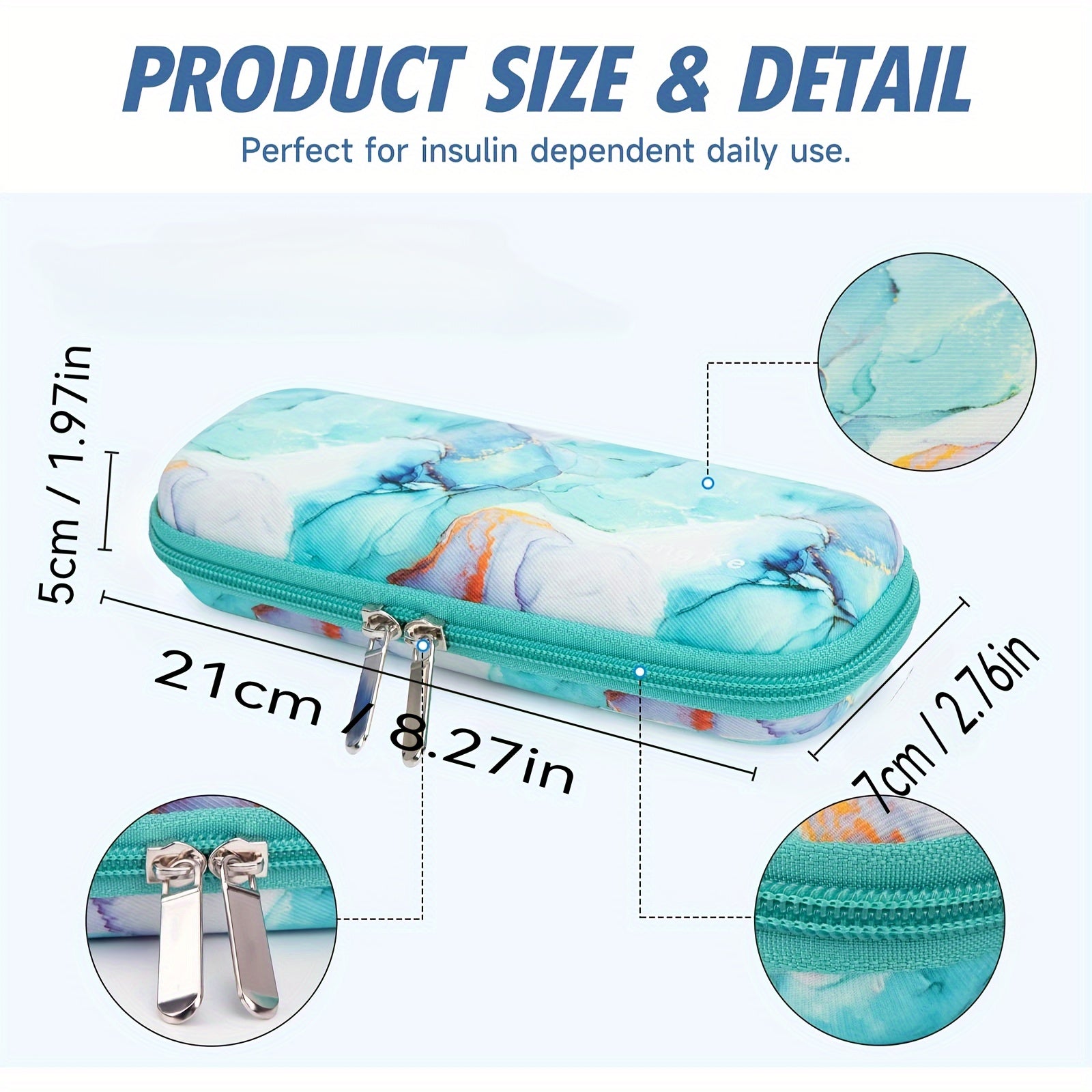 Insulin Travel Case Lightweight Insulated Storage for Needles