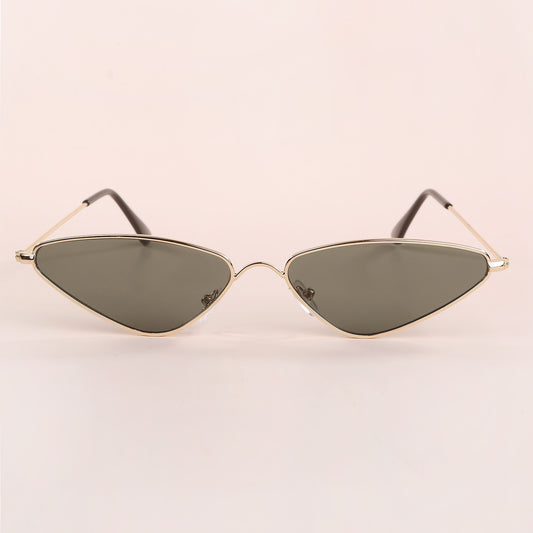 Small Frame Sunglasses Triangle Metal Sunglasses