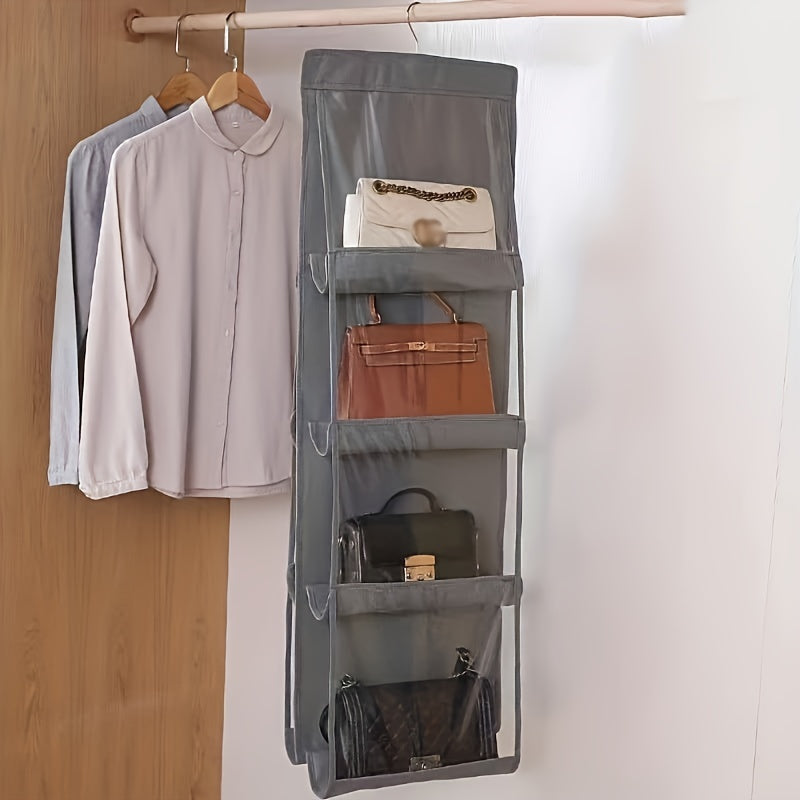 8 Pockets Hanging Bag Organizer Closet Wardrobe Storage Bag