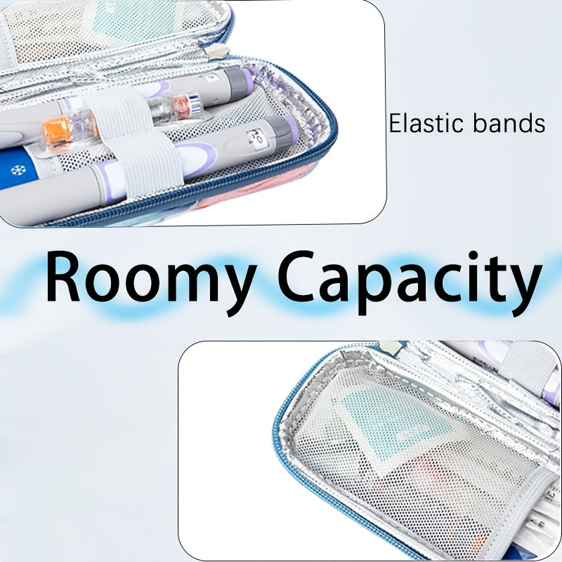 Insulin Cooler Travel Case with 2 Gel Ice Pack