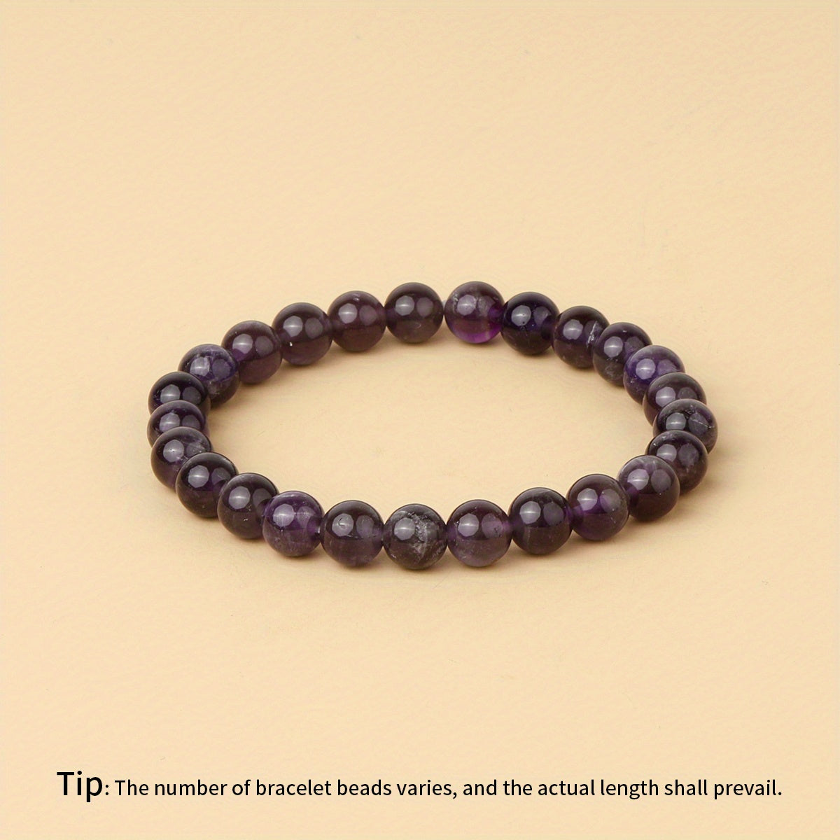 8mm Rose Quartz Stone Bracelet Birthstone Friendship Bracelet