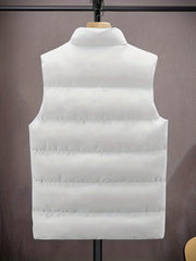 Men's Thermal Vest Sleeveless Jacket Warm Winter Autumn