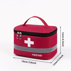 Durable Medical Kits Bag With Zipper Travel Drugs Storage Organizer