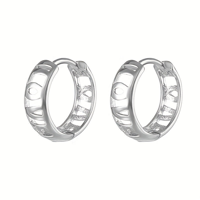 Dragon Stud Earrings & Men's Retro Ethnic Style Earrings