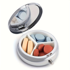 Mini Portable Pill Case with 3 Compartments Unique Horror Monster Love Design