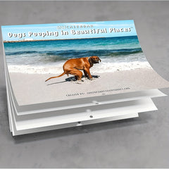 Dog Poop Wall Calendar Funny Gag Gift Hangable Monthly Wall Calendar