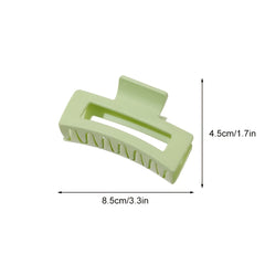 Multicolor Acrylic Hair Clip Thick Rectangle Claw Clips