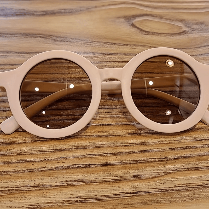 Boys Round Frame Sunglasses for Outdoor Activities