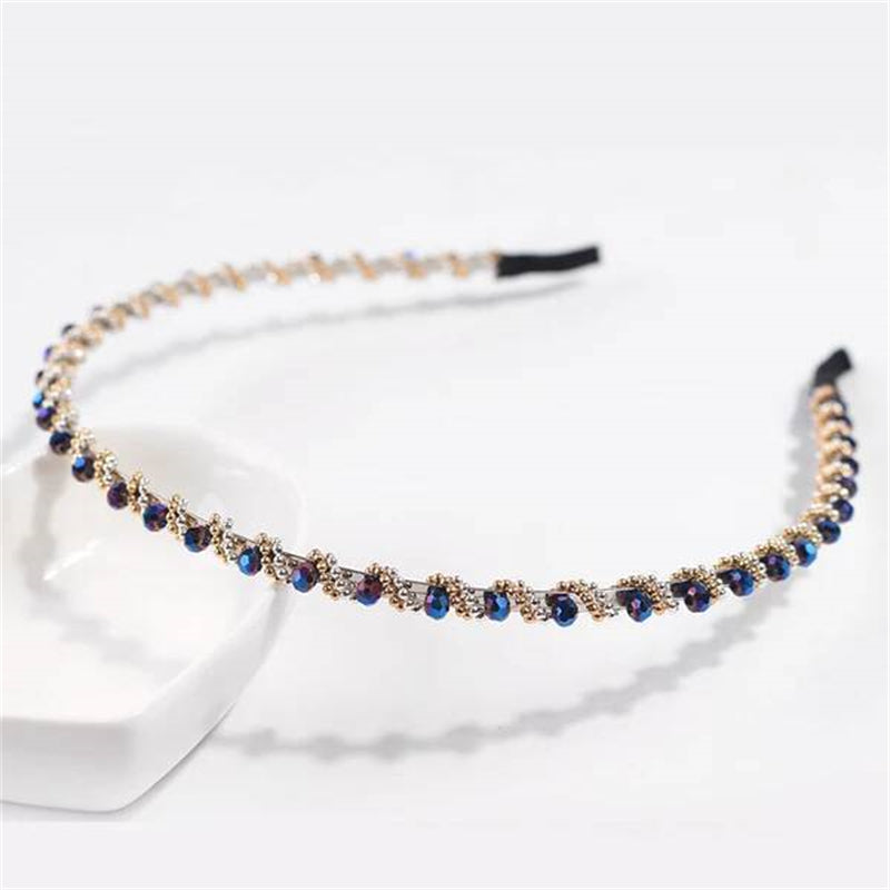 Crystal Hair Band Head Band Anti Slip Hair Clip