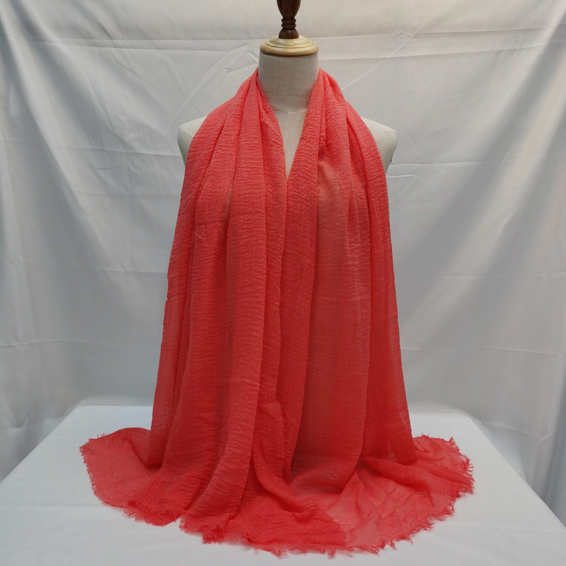 Solid Cape Lady Shawl Scarf Women Gift Scarf Scarves