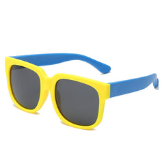Kids Polarized Sunglasses TR90 Square Frame UV400
