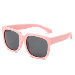 Kids Polarized Sunglasses TR90 Square Frame UV400