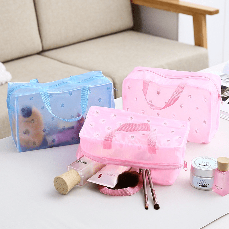 Waterproof Makeup Cosmetic Bag Travel Toiletry Organizer