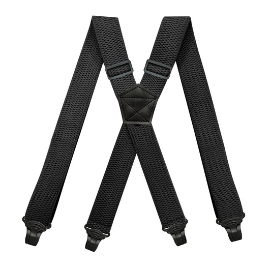 Airport Friendly Suspenders For Men 1.5 inch Wide X-back