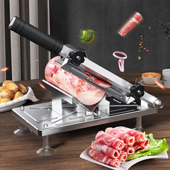 Manual Meat Slicer Slicing Machine Food Beef Mutton Cutter Gadget