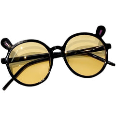 Y2K Bear Ears Frame Sunglasses UV Protection for Summer Party