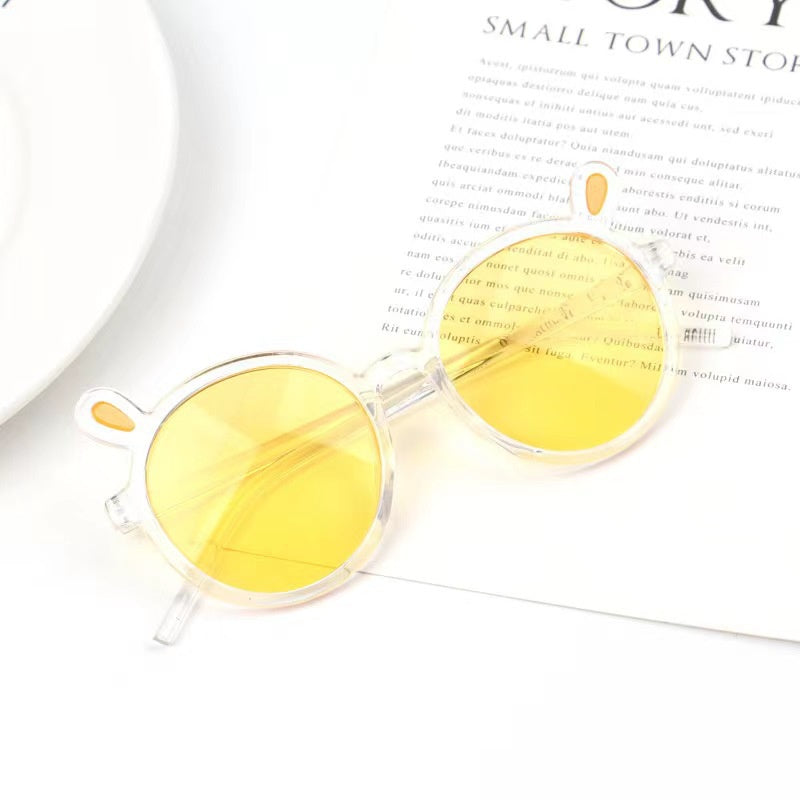 Y2K Bear Ears Frame Sunglasses UV Protection for Summer Party