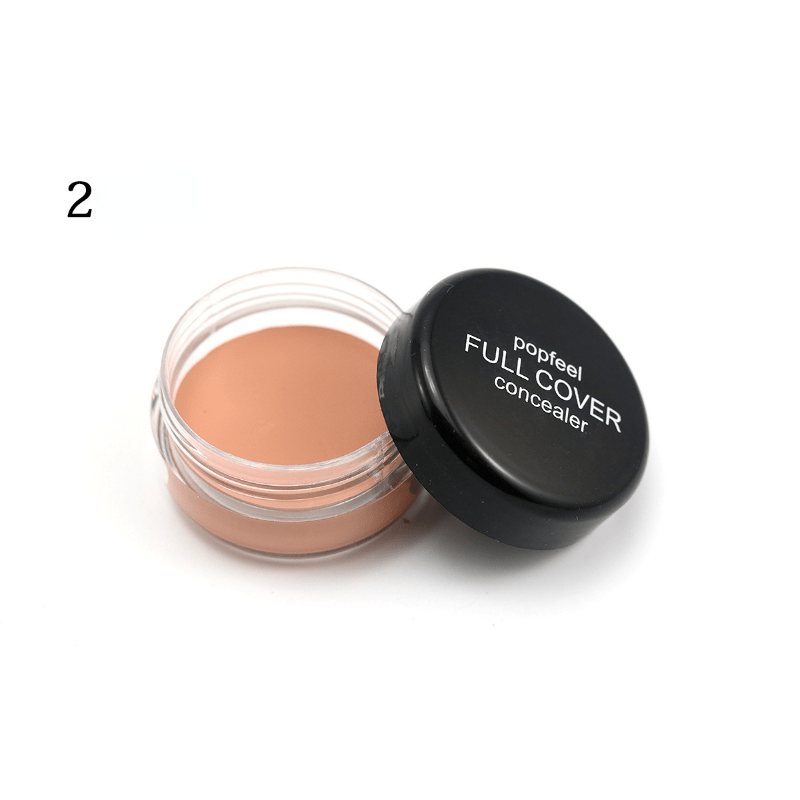 5 Colors Natural Concealer Cream Dark Circle Cover Waterproof Face Makeup
