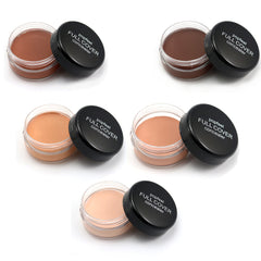 5 Colors Natural Concealer Cream Dark Circle Cover Waterproof Face Makeup