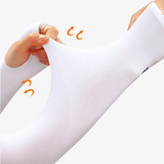Minimalist Arm Sleeves Solid Sunscreen Ice Sleeves Outdoor Protective Gloves